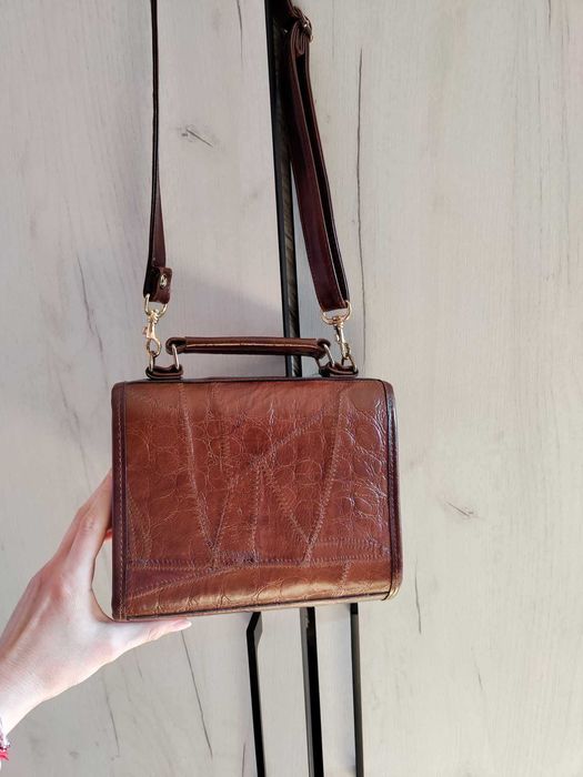 Винтидж чанта на Marc Chantal Имитация на естесвена кожа