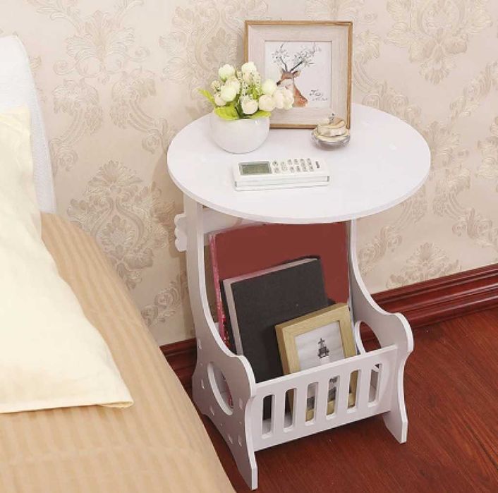 Кръгла масичка нощно шкафче