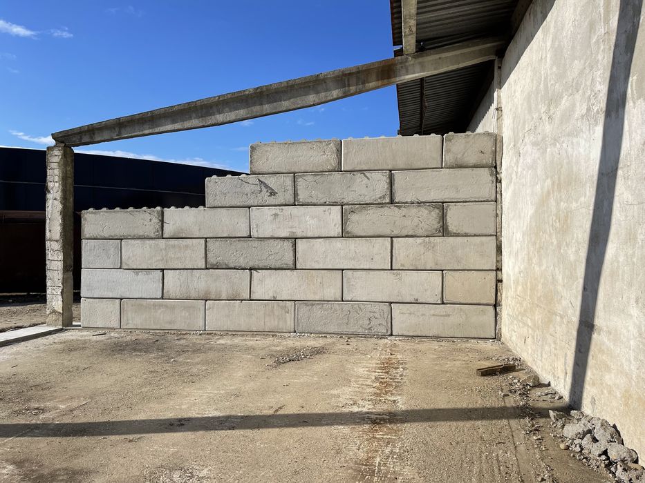 blocuri de beton, cuburi din beton, sprijinire maluri, podete,