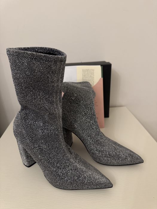 Botine Musette glitter marimea 38