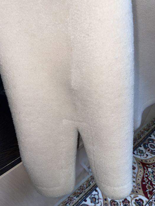 Шуба белая овчина