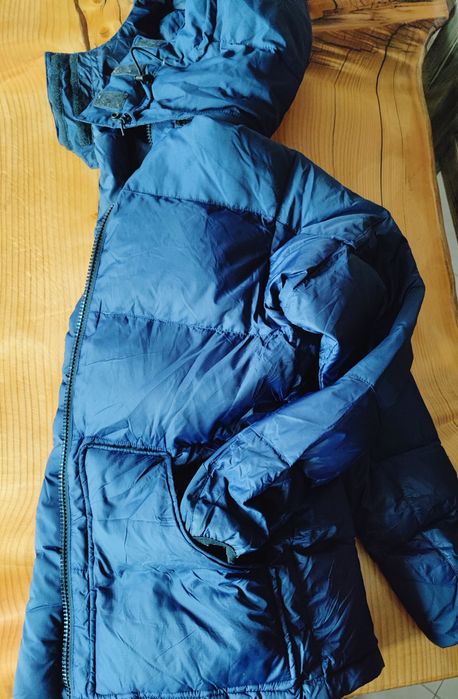 Топло зимно тъмносиньо яке с пух Denim & Supply Ralph Lauren пухенка