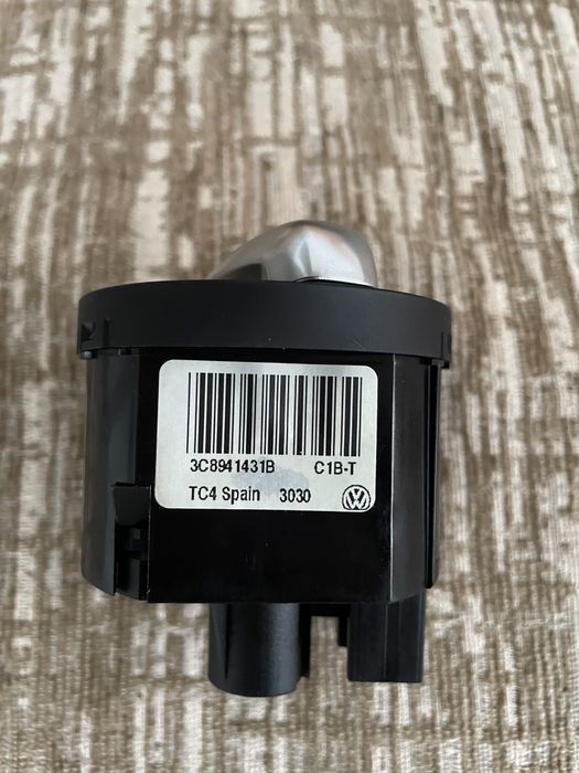 Ключ за фарове хром, копчета VW Golf 6