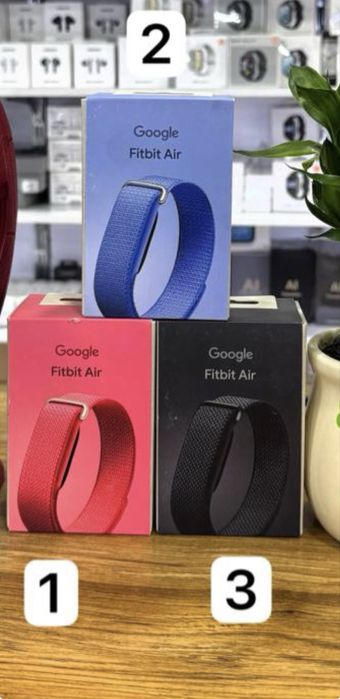 Google fit bit air.Blue. Red. Lavander. Black. Mentol.
