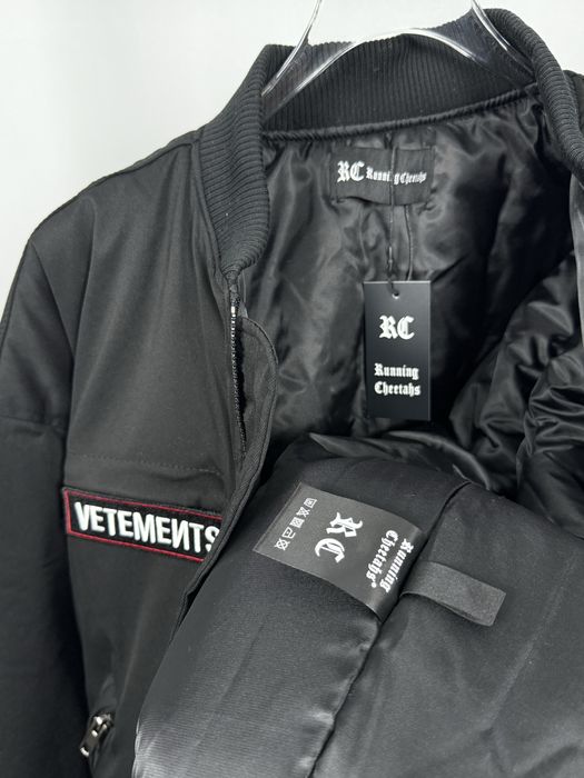 «SALE» Vetements Bomber Jacket Black