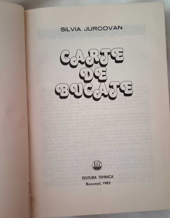 Carte de bucate- Silvia Jurcovan