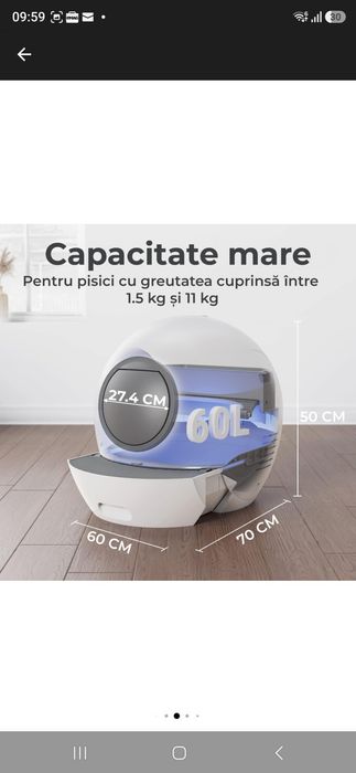 Litiera automata smart Fish & Paws