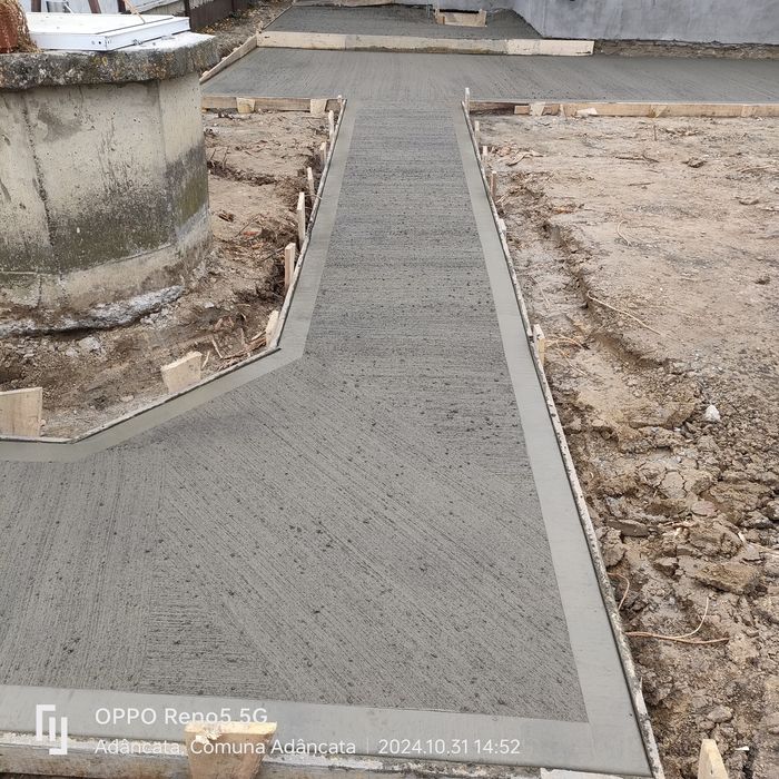 Beton amprentat și elecopterizat