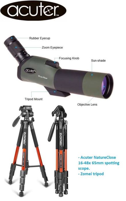 Монокулярный телескоп Зрительная труба Acuter 48x 65mm Бинокл монокль