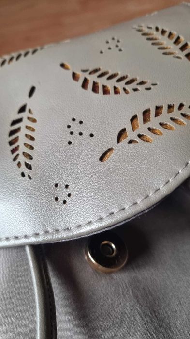 Rucsac + portofel, piele ecologica/textil