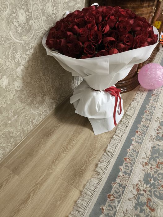 Продам букет 101 роза 90 см