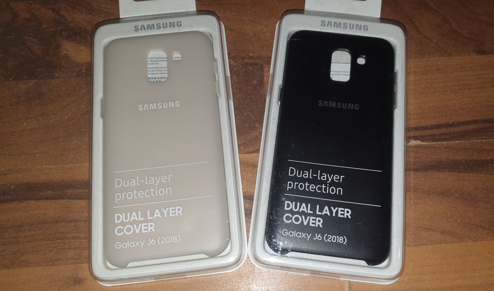 Husa noua originala Samsung Dual Layer Cover Galaxy J6 2018 J610