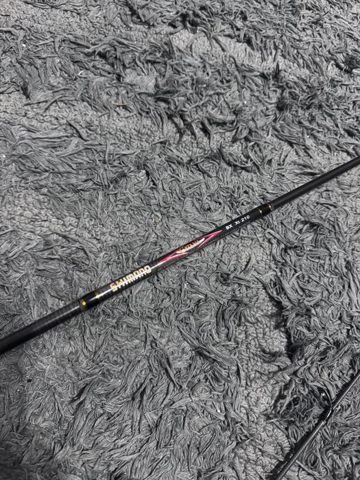 Въдица Shimano и макара Okitа подходящи за риболов на клен и костур