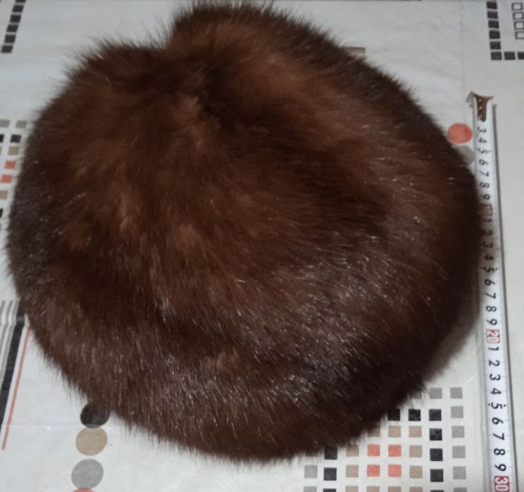 Шкурка соболя тёмно-коричневая