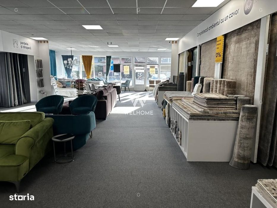 Showroom 300mp Soseaua Alba Iulia cu vitrina mare