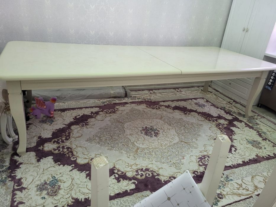 Раздвижной обеденный стол 4 метра