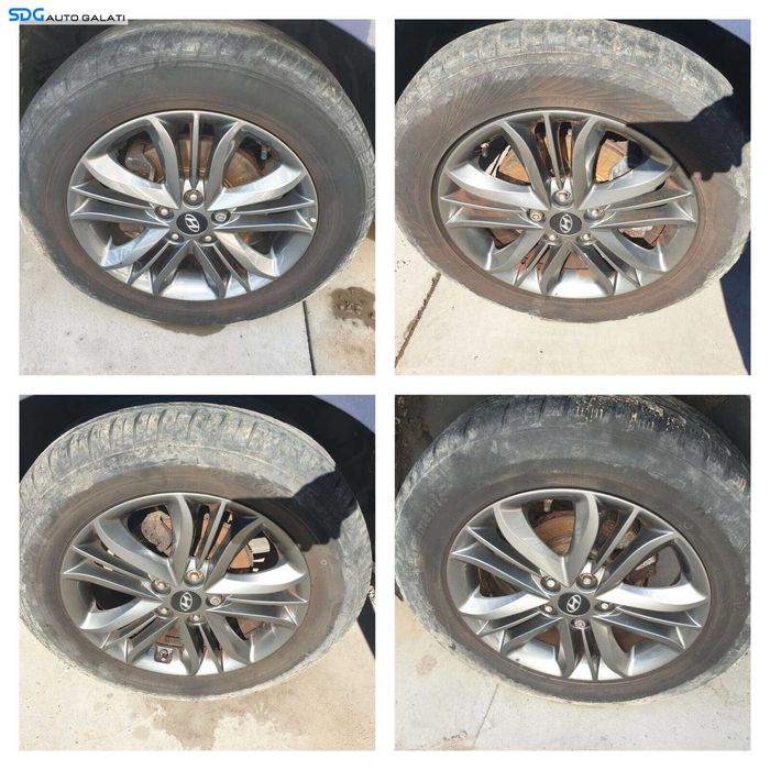 Set 4 Jante Roti Aliaj Aluminiu 225 60 17 R17 Kia Carens 2007 - 2016 [Q1507]