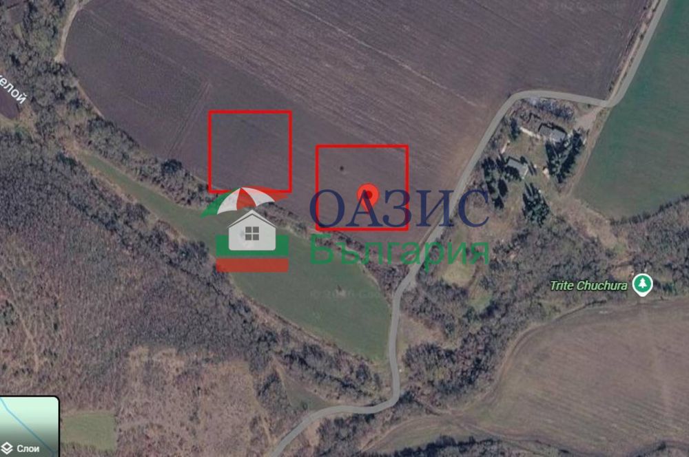 Два парцела земя в УПИ, с. Бата, местност "Помпена станция", по 5741 м2 всеки, общ. площ 11484 м2, за ниско застрояване до 10 м,