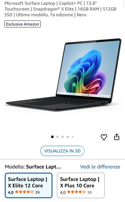 Microsoft surface Laptop 13.8 inch. 512gb Ram, 2025, SIGILAT