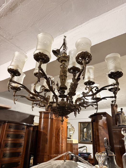 Candelabru Mare Vintage Bronz