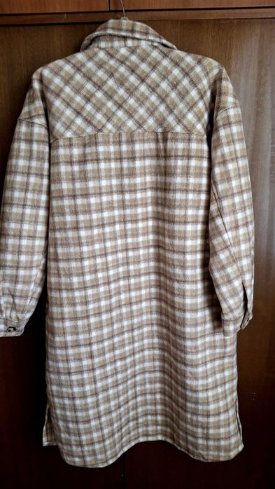 Дамска дълга риза в каре