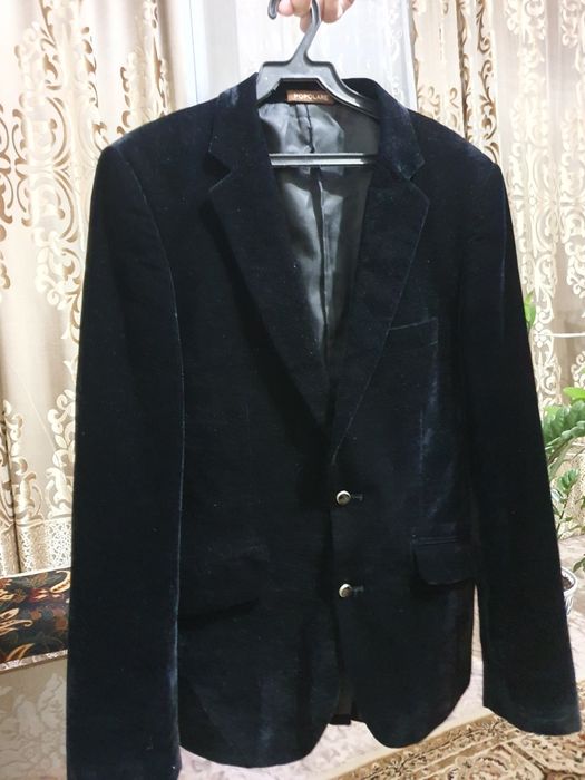 Мужской пиджак чёрный