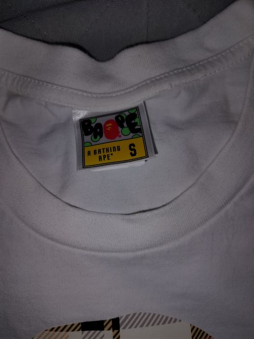 Bape x Burberry T-shirt white