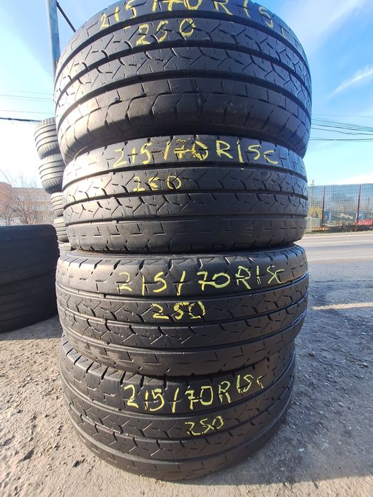 4 anvelope vara 215/70r15C Bridgestone dot 2020/2018 Montaj Gratis