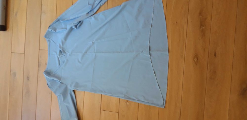 Рокли- 3бр  и туника- гълъбово - син цвят