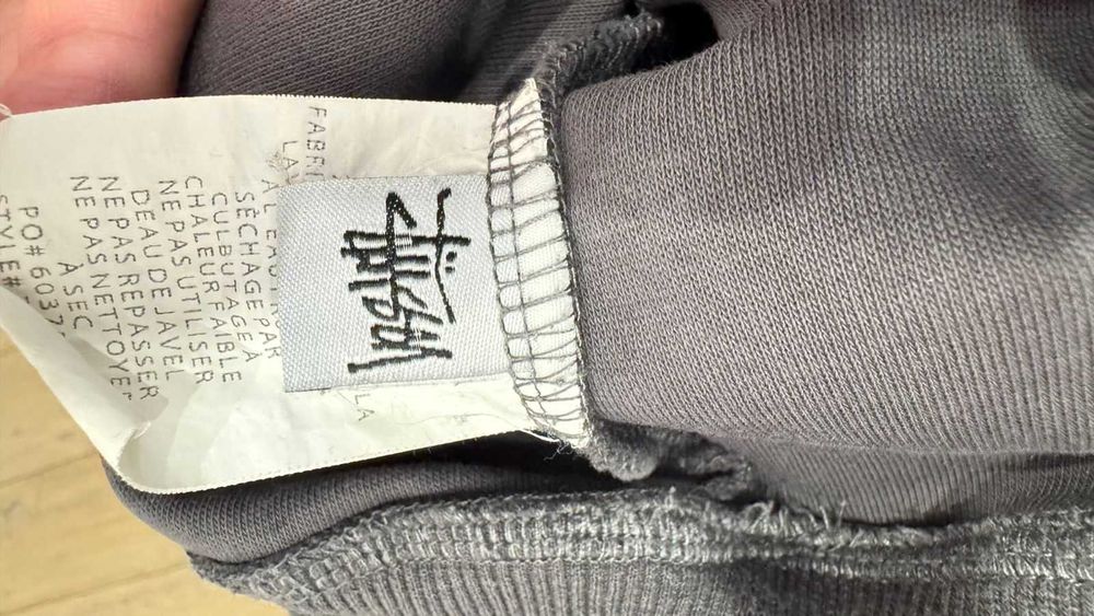 Худи stussy серая