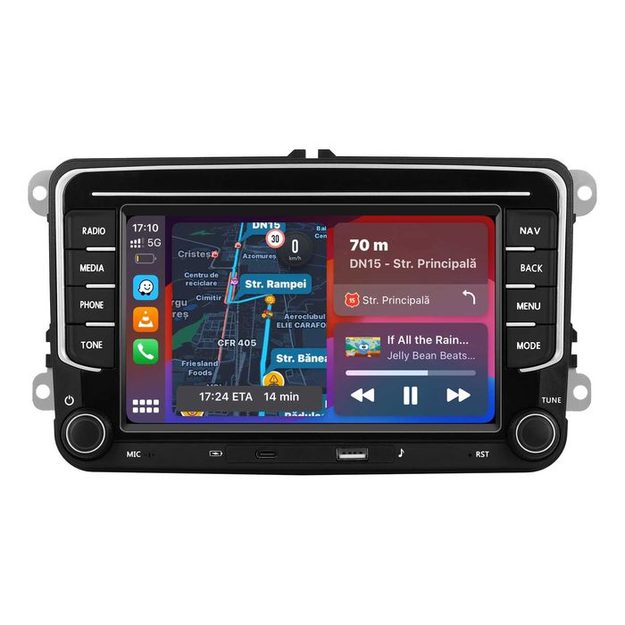 Navigatie Android 7Inch, 4GB RAM 64 Stocare VW/Skoda/Seat/Passat/Golf