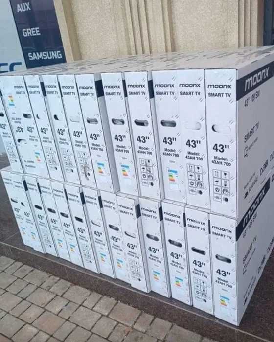 Телевизор MOONX 43 smart доставка по городу бесплатно