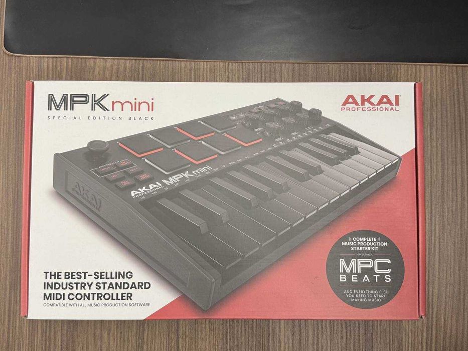 Akai Professional MPK Mini MKIII – 25-клавишен USB MIDI контролер, миди клавиатура