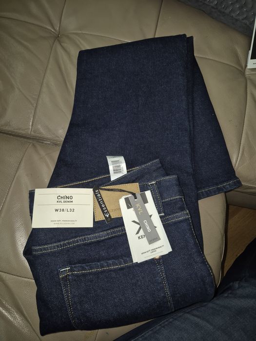 Pantaloni blugi chino elastici w38xL32