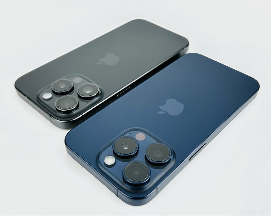 Apple iPhone 15 Pro 128GB Blue / Black Перфектен! Гаранция!