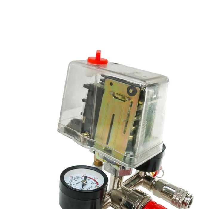 Presostat universal pentru compresor trifazic, 380V, 400V 8-12 bari,