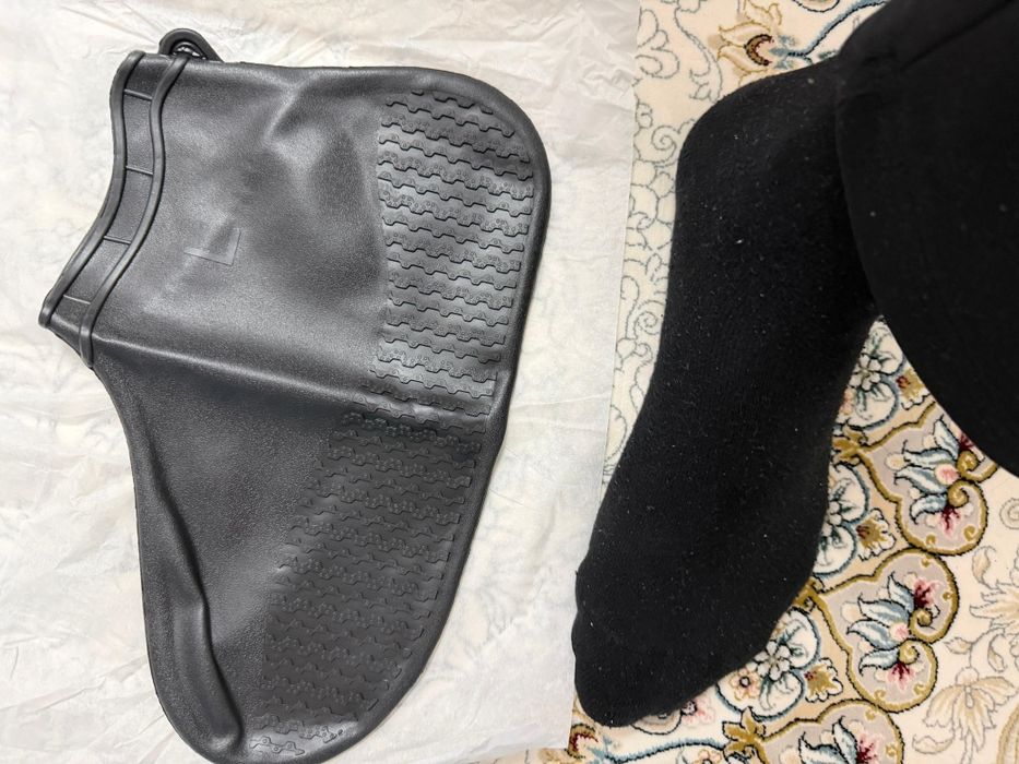 Резиновые бахили от дождя