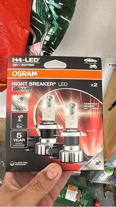 Bec H4 led osram omologat RAR
