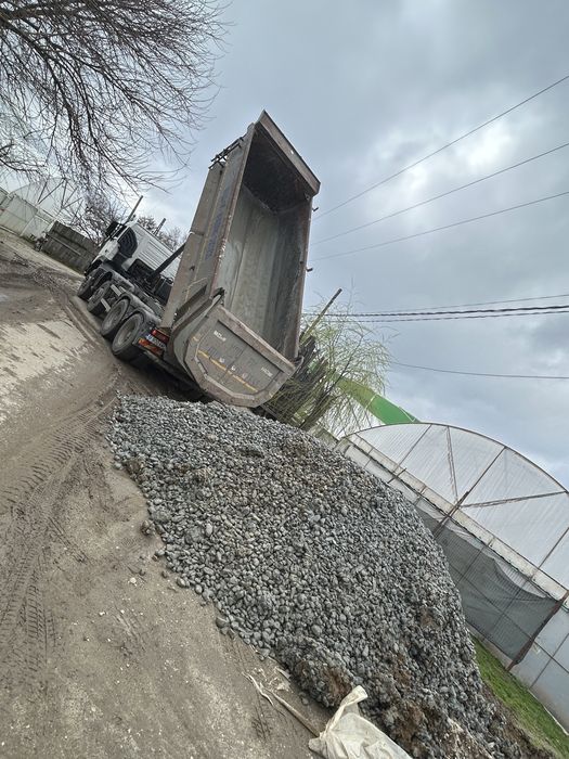 Livram nisip/balast/piatra de drum/beton concasat/pamant umplutura (ghimpati/mereni/milcovatu/videle/letca noua/gorneni/stoienesti/uzunu/calugareni/