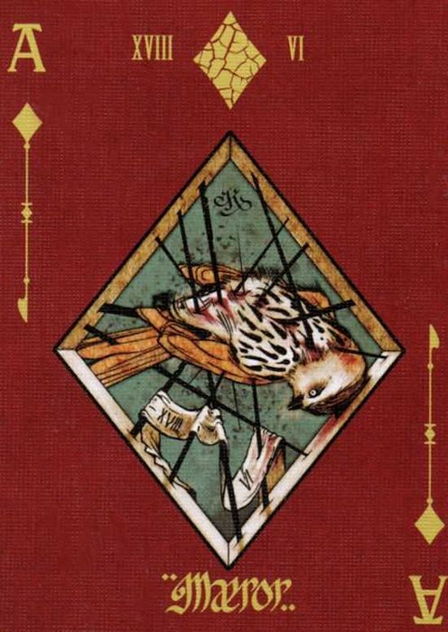 Коллекционные игральные карты Requiem, размер 7х12см