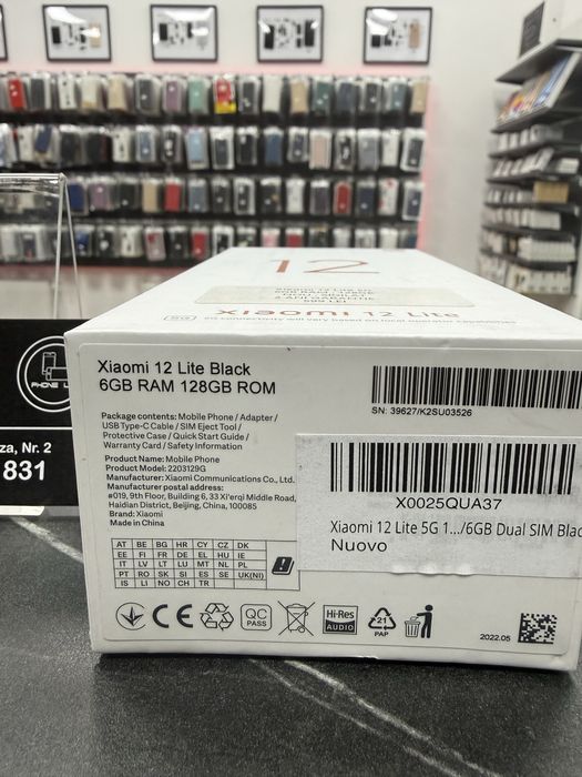 Xiaomi 12 Lite | 6Gb | 128Gb | NOU | Sigilat | Garantie | phonelab.ro