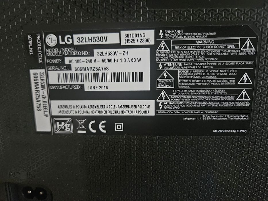 Vând TV LG diagonala 80cm