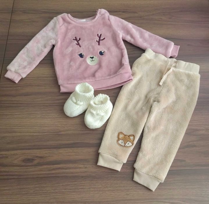 Бебешки дрехи за момиче 9-12м - 4комплекта