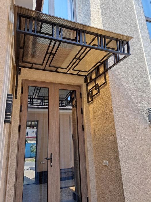 Козырёк на заказ любой сложности