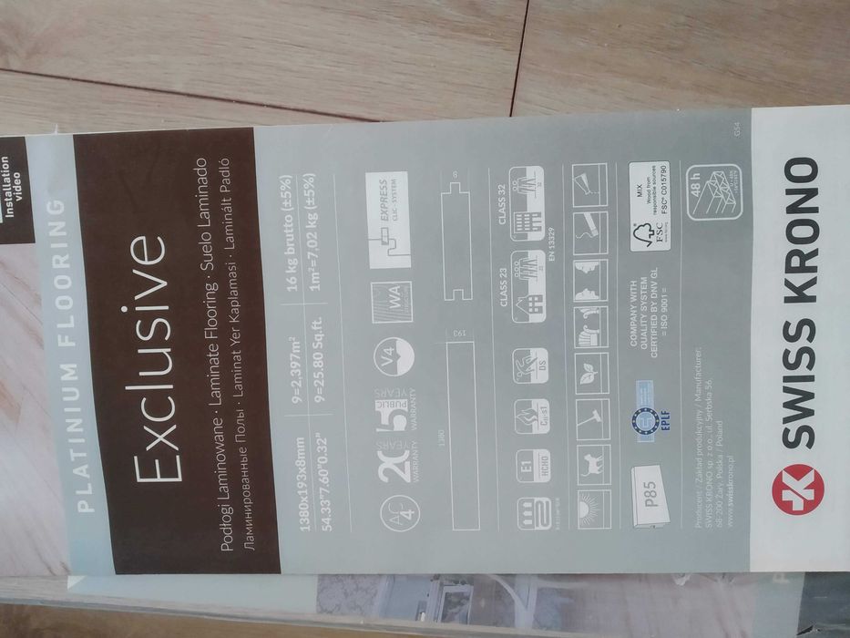 Паркет 4901 Дъб Toledo | Exclusive 8mm AC4 4V | PLATINIUM