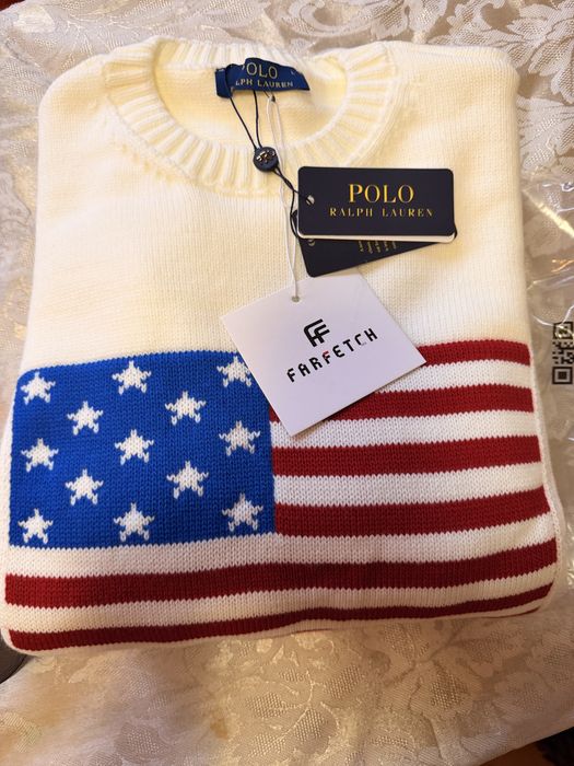 Пуловер Ralph Lauren американското знаме