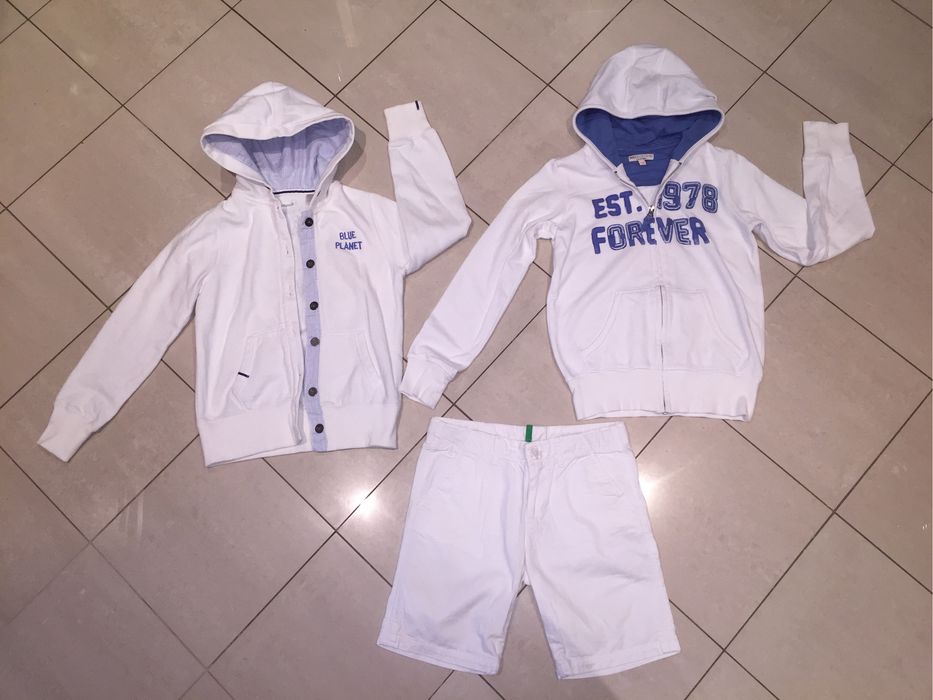 Рокли Бенетон,Зара,суитчер,яке,Sisley;блуза,клин Okaidi,146/152