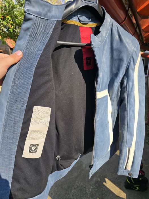 Geaca moto piele PREMIUM DAINESE S-M stare foarte buna premium