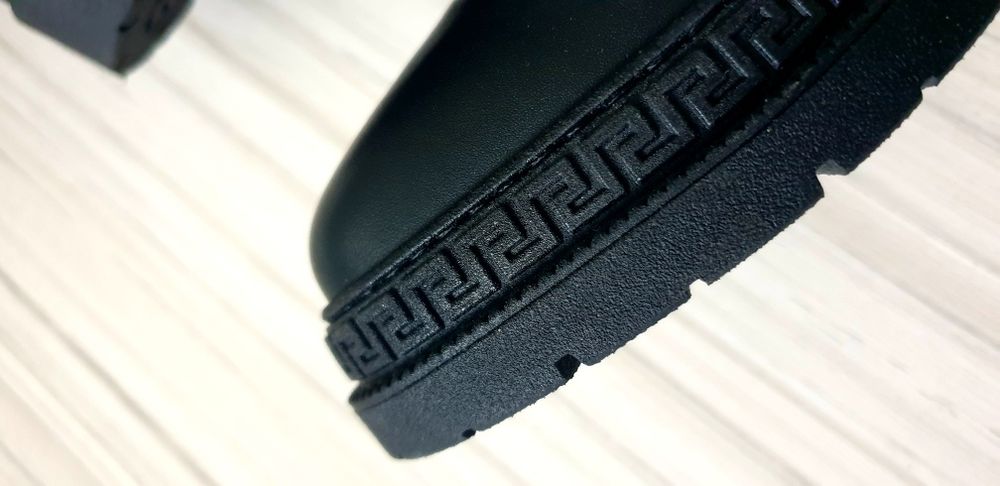 Versace Medusa Leather Ankle Boots 37/23.5см ОРИГИНАЛ Дамски ест. кожа