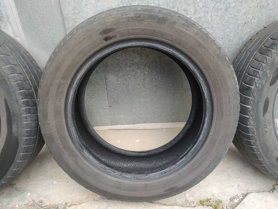 4бр. Летни гуми Bridgestone Turanza T005 - 195/55 R15 85H (DOT 2021г.)